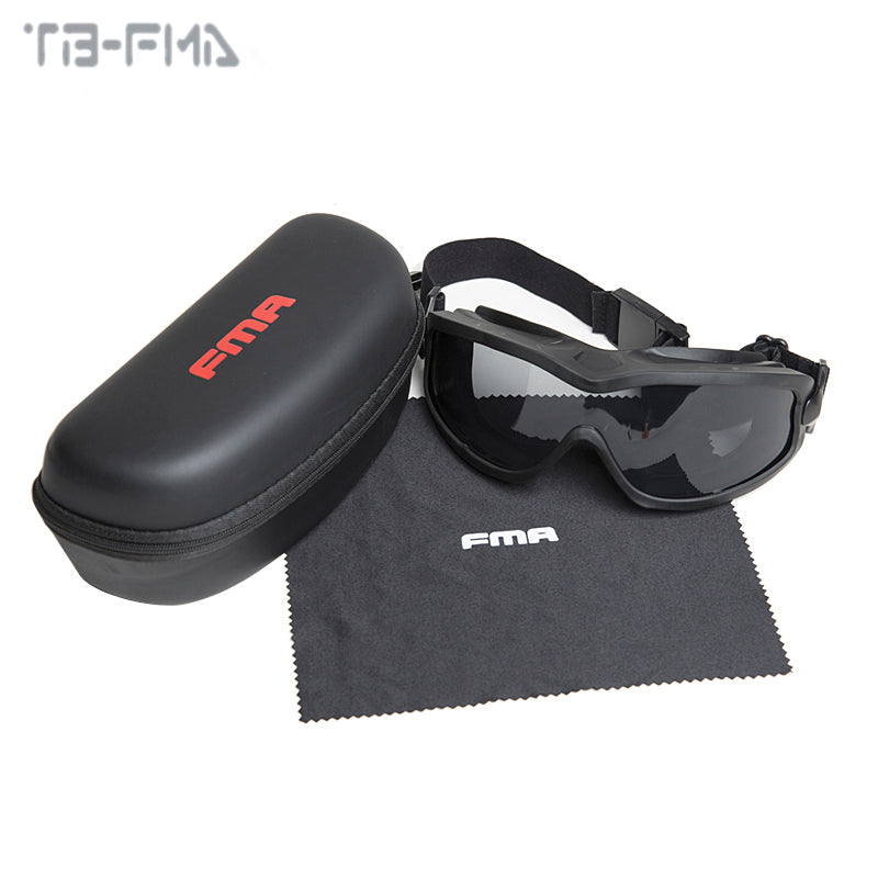 FMA Tactical Goggle With Single Layer JT Spectra Series Goggle Anti-fog Dust Glasses FPS Goggle Wargame Military Sports Cycling Equipments Outdoor 1314A