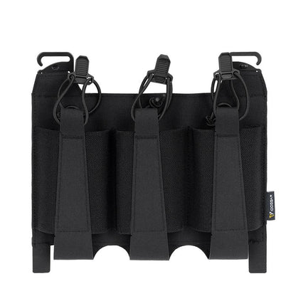 IDOGEAR TEAR Front Flap Triple Magazine Pouch Hook&loop For 556 Mag Holder Elastic Velcro-tape Outdoor Camouflage Military 3599