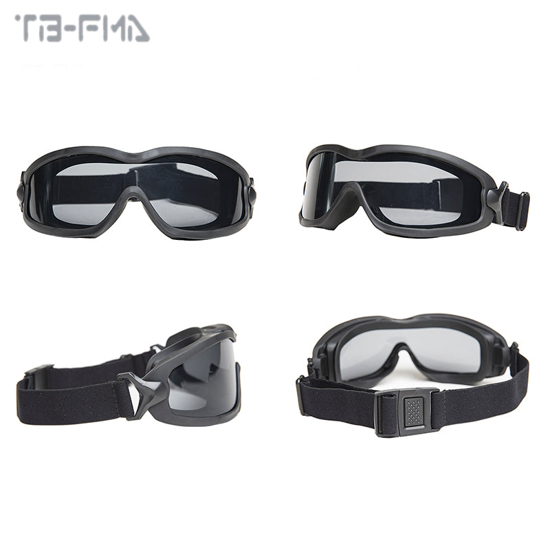 FMA Tactical Goggle With Double Layer JT Spectra Series Goggle Anti-fog Dust Glasses FPS Goggle Military Army Wargame Sports Cycling Equipments 1314B