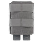 IDOGEAR Tactical Single Magazine Pouch for 7.62 MOLLE Mag Pouch Top Open with Retention Insert and Clip Strap Military Hiking Camping Mag Carrier MG-F-16