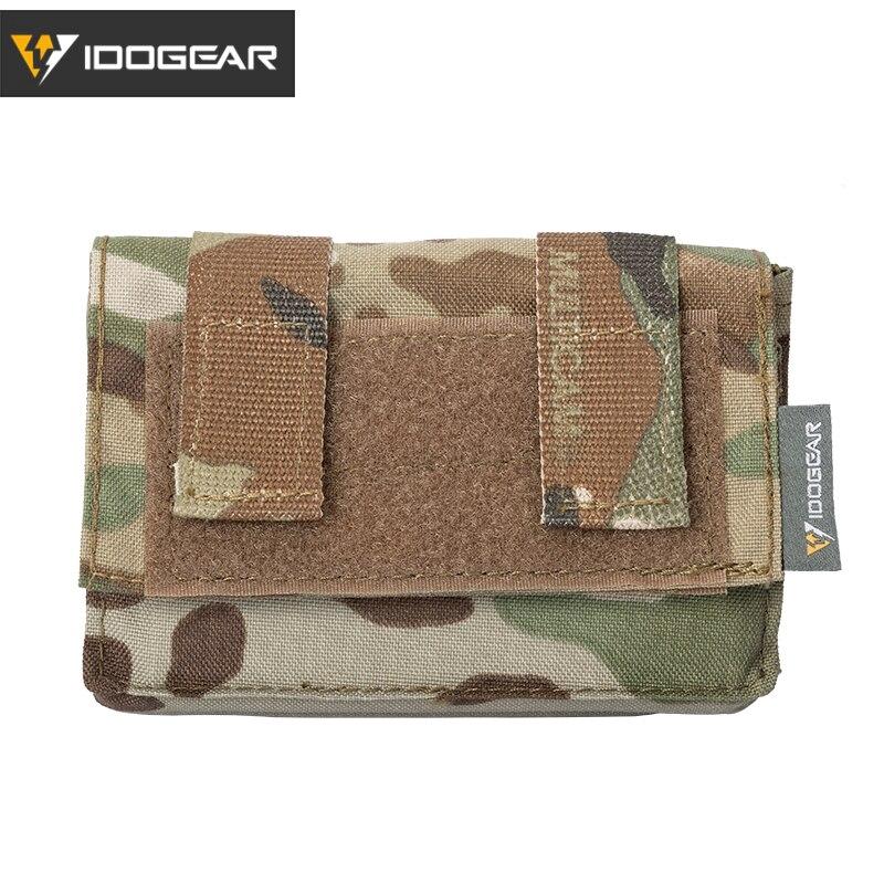 IDOGEAR Tactical FAST Helmet Cover Pouch Removable Rear Pouch NVG Utility Bag Counterweight Battery-Pouch 3549 MOLLE