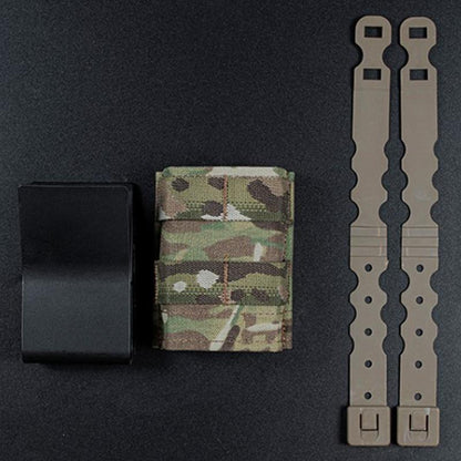 IDOGEAR Tactical Single Magazine Pouch For 5.56mm Mag with Hard Insert Carrier Quick Draw Military Molle Mag Pouch MG-F-11