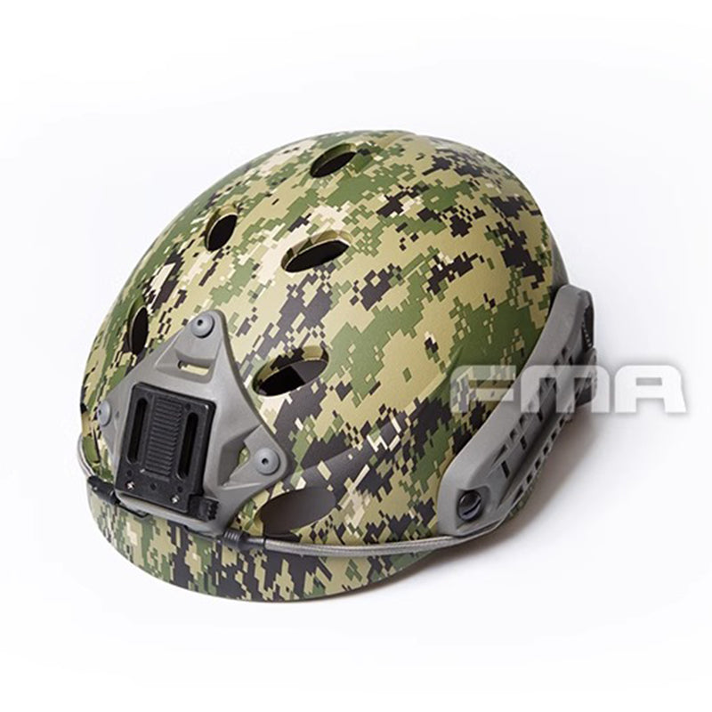 FMA Tactical Helmet Special Force Recon Headwear with Rail & NVG Shroud Military Wargame Training Portective Helmet Survival Kit 1246