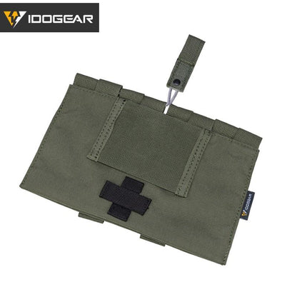 IDOGEAR Tactical First Aid Kit Pouch Medical Organizer Pouch MOLLE 9022B Medical Equipment 3548