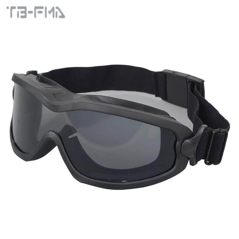 FMA Tactical Goggle With Single Layer JT Spectra Series Goggle Anti-fog Dust Glasses FPS Goggle Wargame Military Sports Cycling Equipments Outdoor 1314A