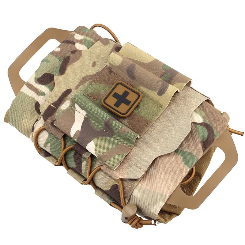 IDOGEAR Tactical First Aid Kit Pouch MOLLE Medical Pouch IFAK Pull-Out BP-87