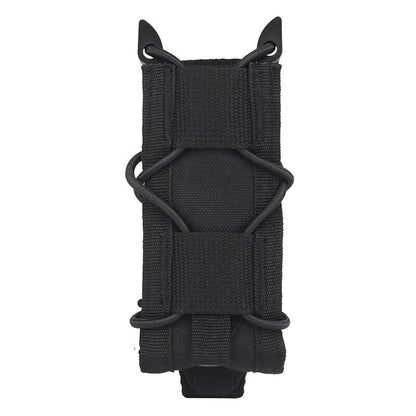 IDOGEAR Tactical TC Single 9mm Magazine Pouch MOLLE Combat Tool Bag Belt Mag Pouch Flashlight Holder MG-48