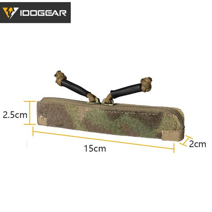 IDOGEAR Tactical Zipper Insert Pouch Storage Pocket YKK zipper Cover for JPC2.0 CPC AVS Vest 3943 Outdoor Wargame Ranger Green Gears