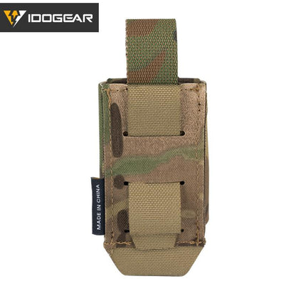 IDOGEAR Tactical Flash bang Pouch Tool Bag Modular MOLLE Quick Release Flashbomb Pouch Flashlight Pouch 3593