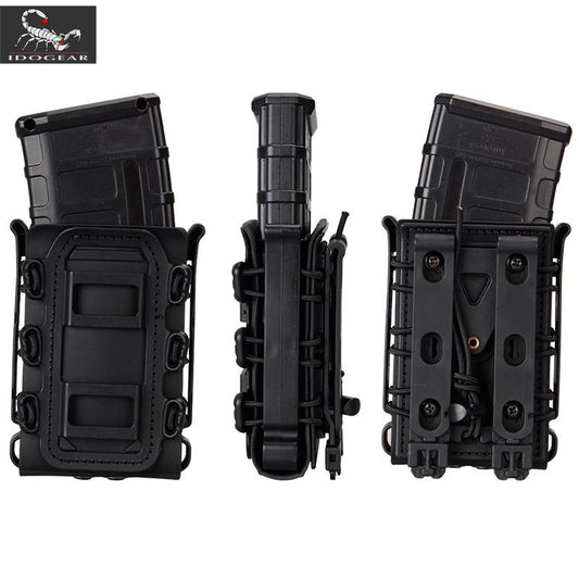 IDOGEAR Tactical Soft Shell Carrier Pouches With Molle Clip 7.62mm G Code 3516