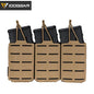 Hot IDOGEAR Tactical Triple Mag Pouch LSR 556 Pouch Military MOLLE Magazine Carrier Holder Pouch Laser Cut 3567