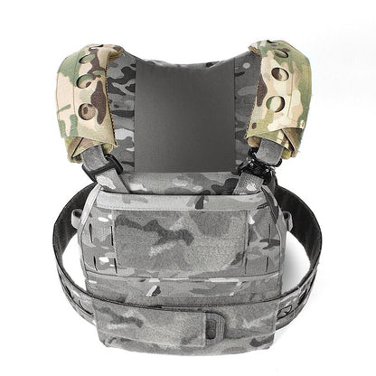 IDOGEAR PEW Tactical FCPC Shoulder Pads Ferro Style Shoulder Pad for FCPC FCSK JPC AVS Laser Cut Nylon Military Shoulder Pads OT54 Wargame Survival Kit