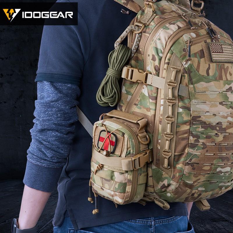 IDOGEAR Tactical Medical Pouch Molle First Aid EMT Utility Pouch Hunting Nylon Bag 3523