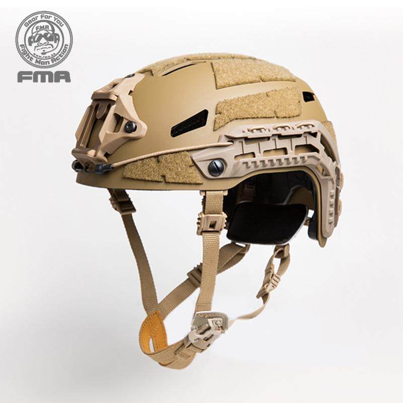 FMA Tactical Caiman Ballistic Helmet w/ NVG Shroud Rail Space Headwear Paintball Tactical Helmet Paintball Military Hiking Army Tactical Gear 1307