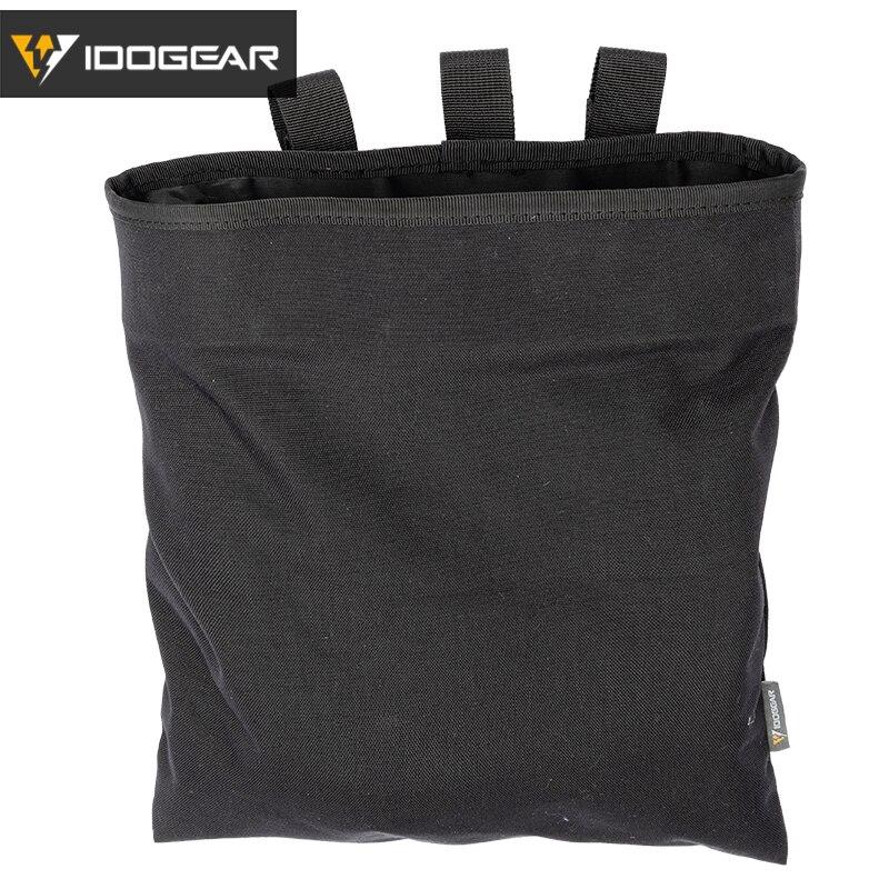 IDOGEAR Tactical Dump Pouch Molle Foldale Magazine Recycling Bag Camo Military Drop Pouch Multi-function Storage Bag 3550