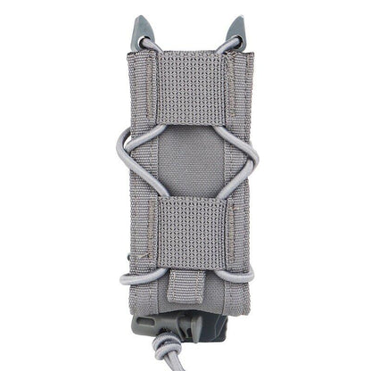 IDOGEAR Tactical TC Single 9mm Magazine Pouch MOLLE Combat Tool Bag Belt Mag Pouch Flashlight Holder MG-48