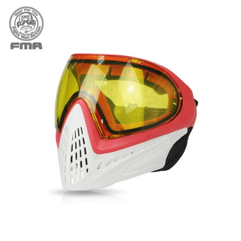 FMA F1 Full Face Safety Mask Face Guard Paintball Anti-fog Goggle Mask Paintball Military Hiking Outdoor Army Tactical Gear