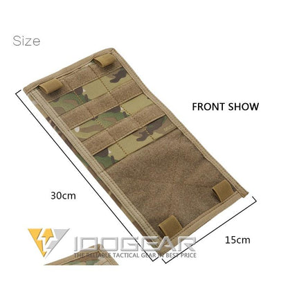 IDOGEAR Tactical Multi-pocket Visor Panel Car Sun Visor Organizer CD Bag Molle Visor Pouch 3524