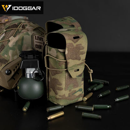 IDOGEAR Tactical Double Mag Pouch For 556 Mag Multi-function MOLLE Pouch Military Mag Pouch For 5.56/5.45 Mag 3594