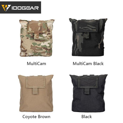 IDOGEAR Tactical Folding Molle Dump Pouch Magazine Recycling Pouch Drop Pouch 3551