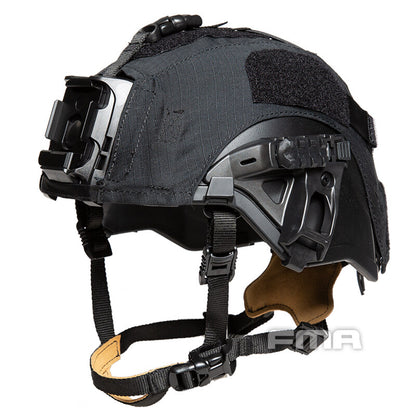 FMA Tactical Helmet Integrated Head Protection System Helmet IHPS Military Army L/XL Helmet with Shroud V-shaped Guide Rail With Helmet Cover Shockproof Helmet With inner pads  Outdoor 1428