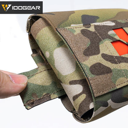 IDOGEAR Tactical Medical Pouch Bag MOLLE Emergency Bag First Aid Bag Military Med kit 3571 Military Training Camo Gear