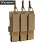 IDOGEAR Tactical SMG Triple Magazine Pouch MOLLE Kriss Mag Carrier For SMG MP7 MP5 Mag Pouch Holder 3576