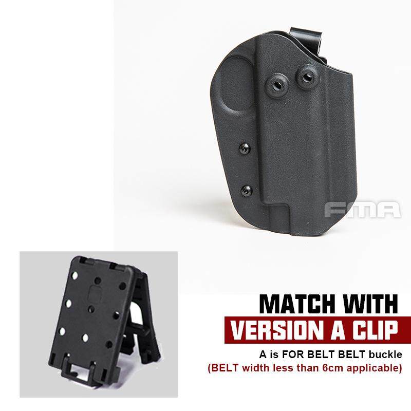 FMA Tactical Holster KYDEX Holster For 1911 Belt Clip System Mount 1911 Holder military army wargame KYDEX pouch Paintball Tactical Pouch 1339 style A