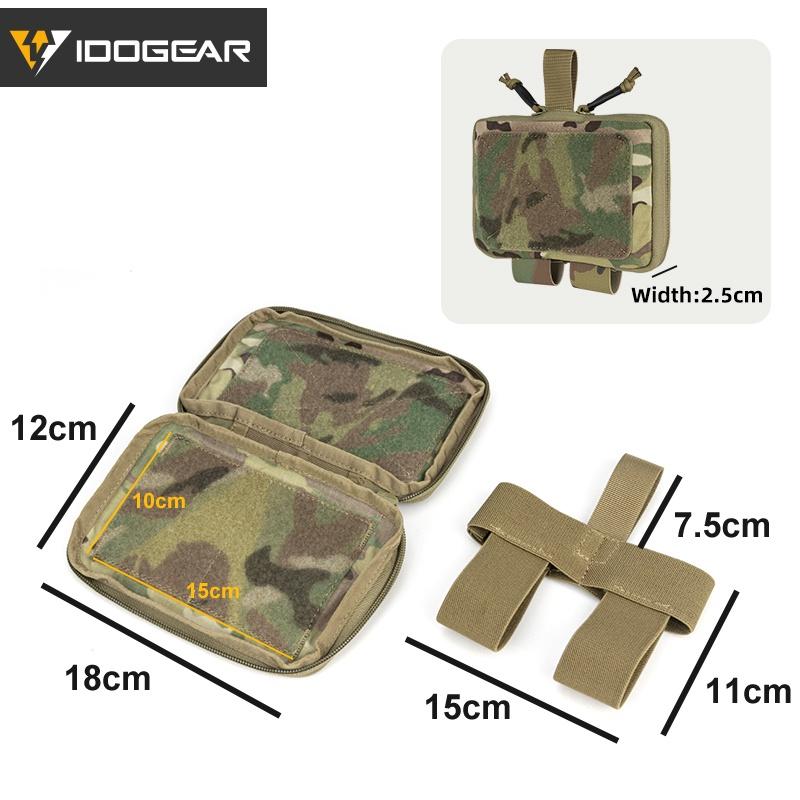 IDOGEAR Tactical Medical Pouch TRA Style EMT Trauma Kit Carrier Saber MOLLE Storage Bag Tactical Scissors Pouch  Multi-function Tool Bag 3583