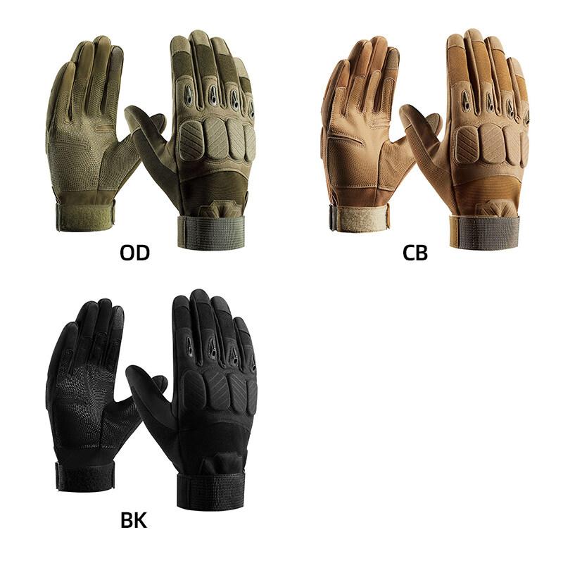 IDOGEAR Tactical Gloves Full Fingle Sports Gloves Wear-resistant non-slip Touch-screen Velcro Wristband Breathable Military Gloves 3698