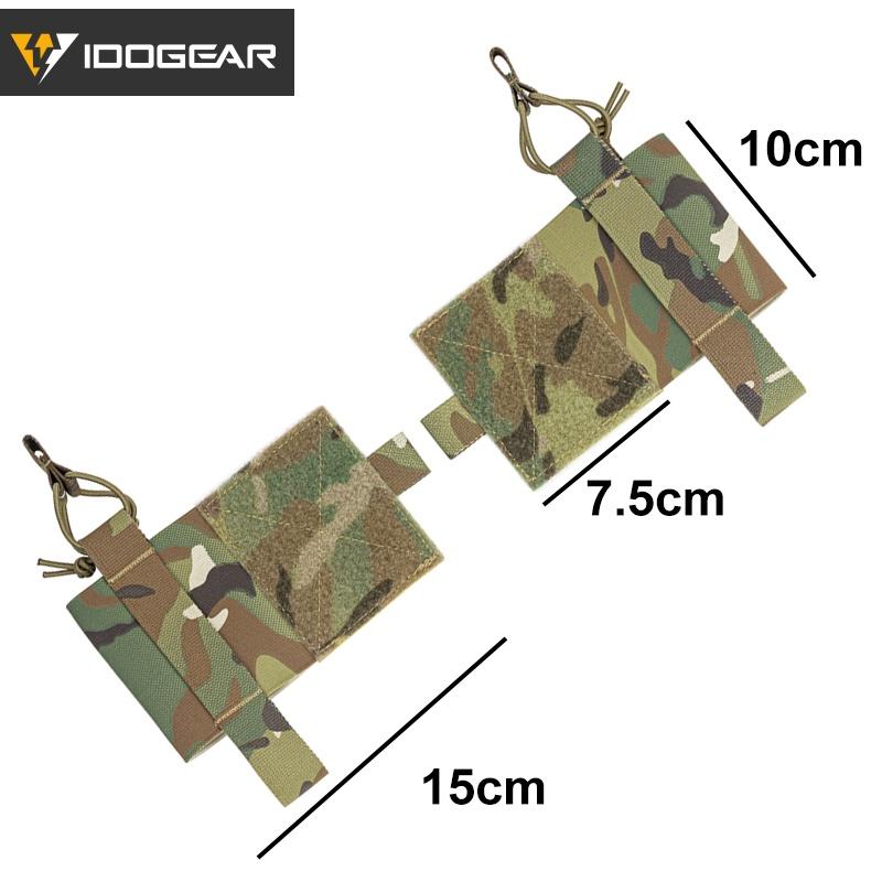 IDOGEAR Tactical Radio Pouch For PRC148/152/MPU5 Military Vest Side Mag Pouch For 556 7.62 Mag FCSK/FCPC Tactical Vest Side Radio Pouch Wingman V2 3585