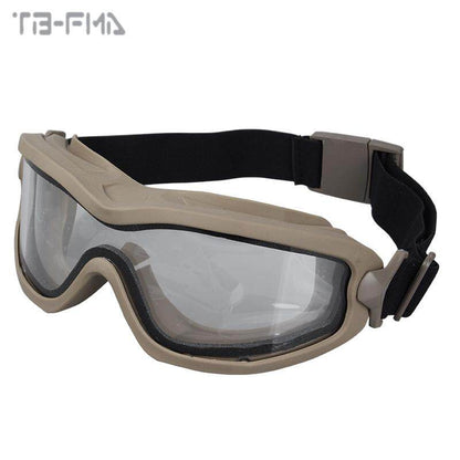 FMA Tactical Goggle With Double Layer JT Spectra Series Goggle Anti-fog Dust Glasses FPS Goggle Military Army Wargame Sports Cycling Equipments 1314B