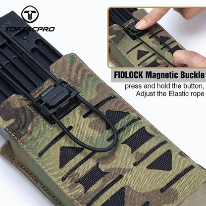 TOPTACPRO Tactical Radio Pouch For 148/152 MPU5 MOLLE Tactical Magazine Pouch 8517