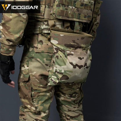 IDOGEAR MOLLE Magazine Dump Pouch Tactical Mag Drop Pouch Recycling Bag Storage Blet Bag 3550