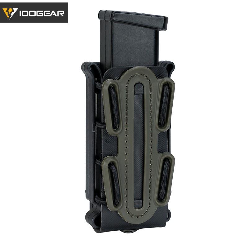 IDOGEAR Tactical Magazine Pouch Soft Shell With Molle Clip 3515