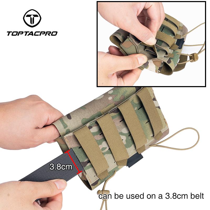 TOPTACPRO Tactical Micro Med Kit Military Molle Emergency Bag Tactical FA Kits Pouch Camouflage Belt-Pouch 8519