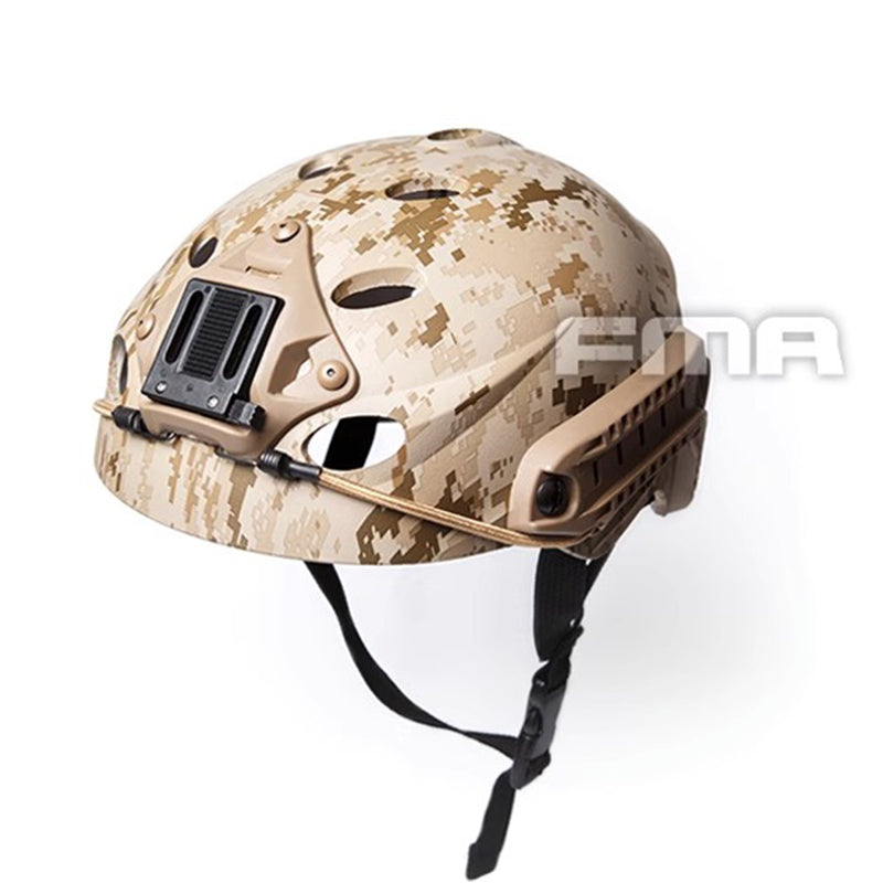 FMA Tactical Helmet Special Force Recon Headwear with Rail & NVG Shroud Military Wargame Training Portective Helmet Survival Kit 1246