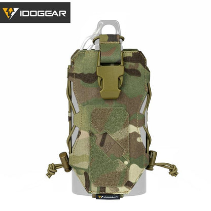 IDOGEAR Tactical Radio Pouch Bottle/kettle Carrier Quick Release Buckle walkie-talkie Pouch MOLLE 3580