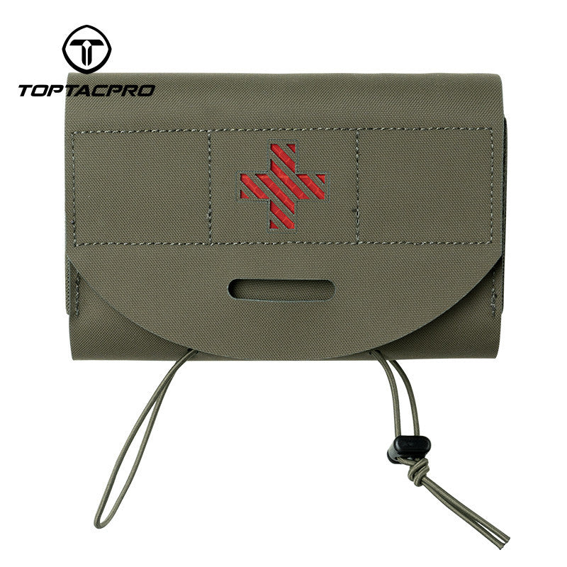 TOPTACPRO Tactical Medical Pouch First Aid Kit EMT IFAK Pouch Molle Micro Medical Pouch Blow-Out Pouch EMT EDC Emergency Bag 8532