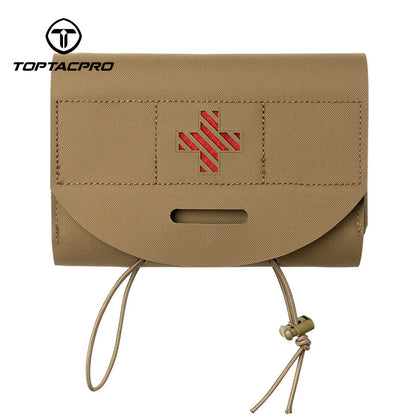 TOPTACPRO Tactical Medical Pouch First Aid Kit EMT IFAK Pouch Molle Micro Medical Pouch Blow-Out Pouch EMT EDC Emergency Bag 8532